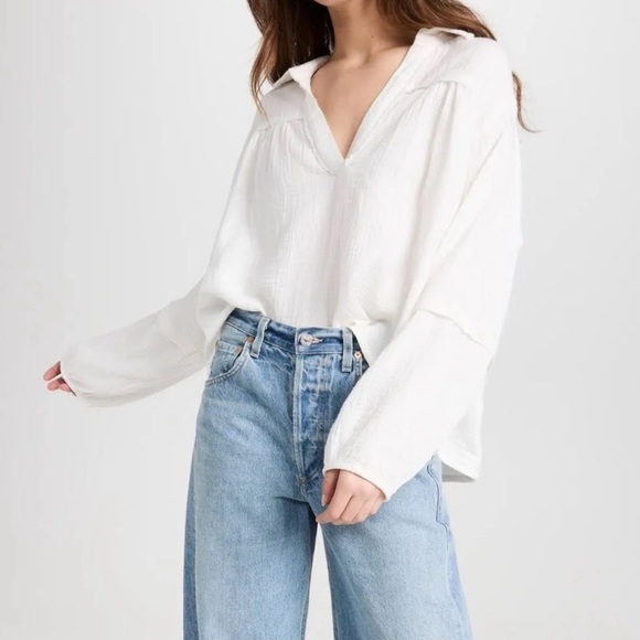 Free People Yucca Double Cloth Top - Picture 10 of 10